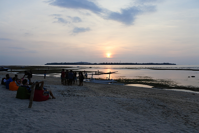 夕日