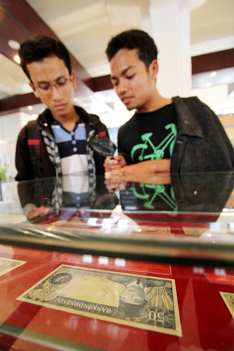 王国時代の貨幣展示