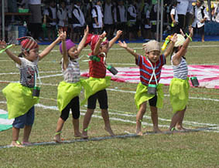 はだしの海賊たちの騒乱　ＪＪＳ幼稚部運動会