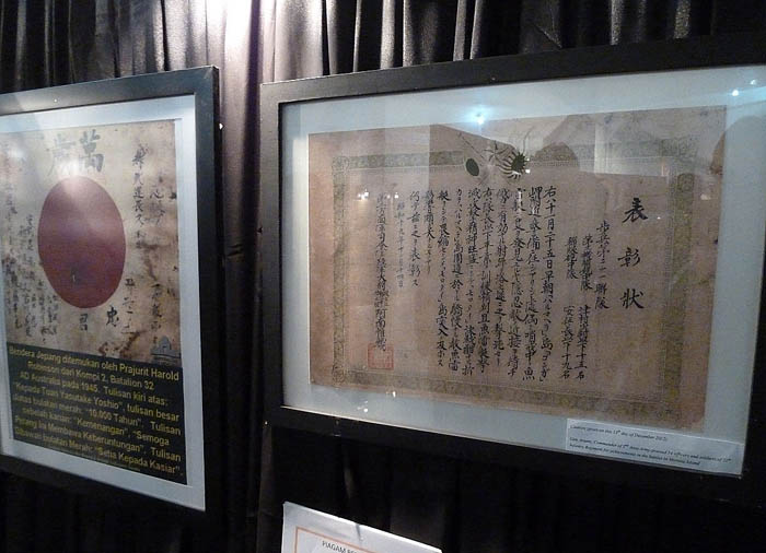 第２次世界大戦博物館　激戦地モロタイ島に　元日本兵が表彰状寄贈
