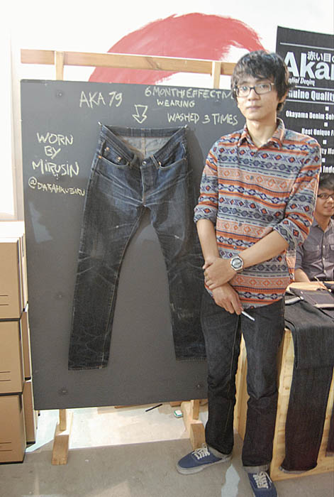 「最高のジーンズ目指して」　岡山産生地×インドネシア 　「アカイメ・デニム」開発