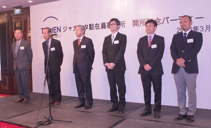 駐在員事務所を開設　記念パーティー開く　トーメンエレ 