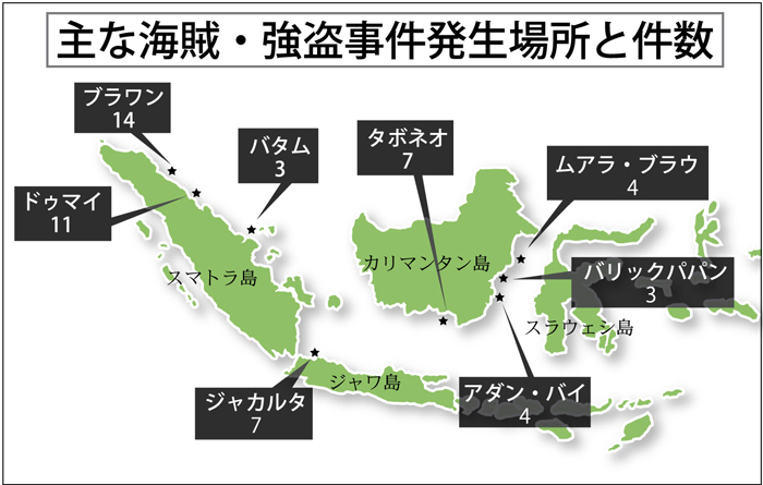 海賊被害が倍増　ソマリア抜き、世界最悪に　島しょ国の課題露呈　ＩＭＢまとめ
