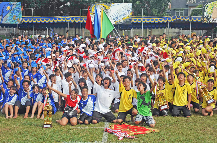 黄組が連覇　１組増え５組で熱戦　ジャカルタ日本人学校体育祭