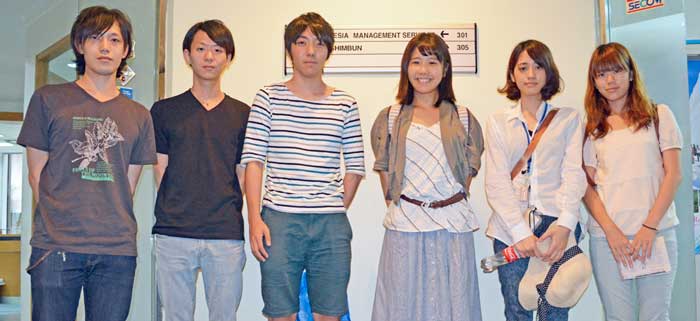 学んだこと確かめた　慶大生、カンプンなど見学