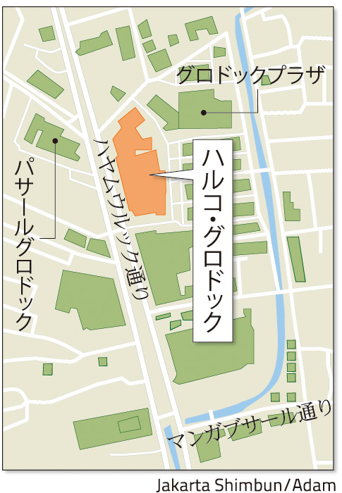 グロドックを再開発　電気街ハルコ取り壊しへ　アグンポドモロ