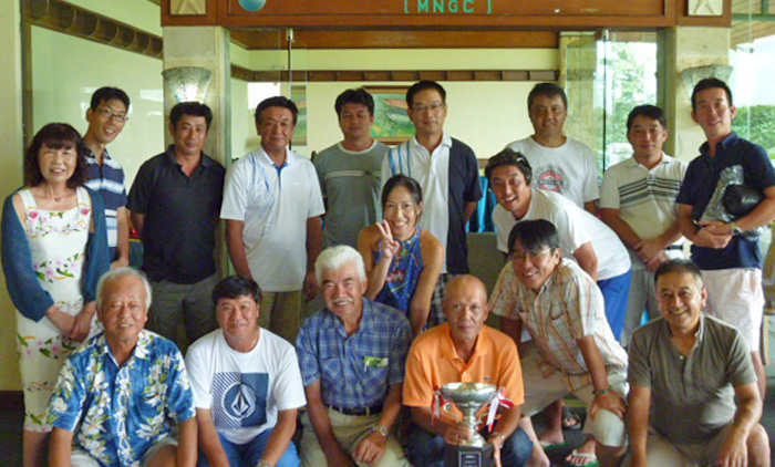 予想外の優勝者　兵庫県人会ゴルフコンペ