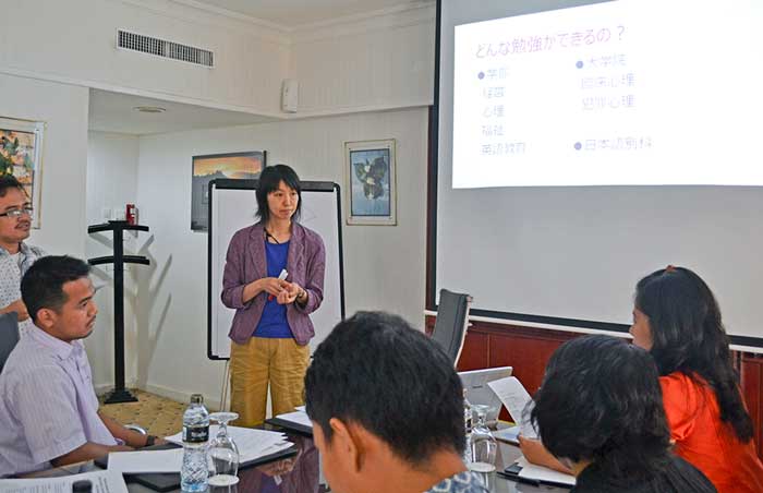 説明会で留学生誘致　少人数制で情報提供　関西国際大学