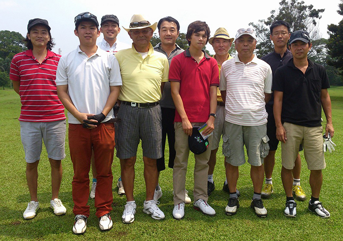 世代超え１０人が参加　辰年ゆかりの会ゴルフコンペ