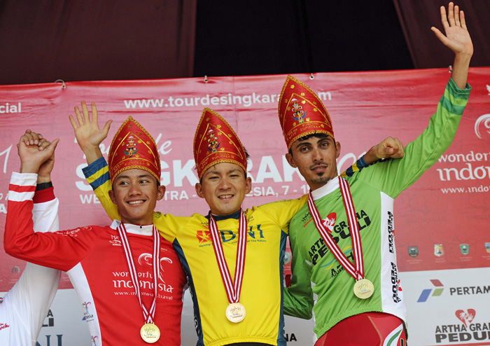 日本人選手が優勝　第１ステージ　ツール・ド・シンカラック開幕