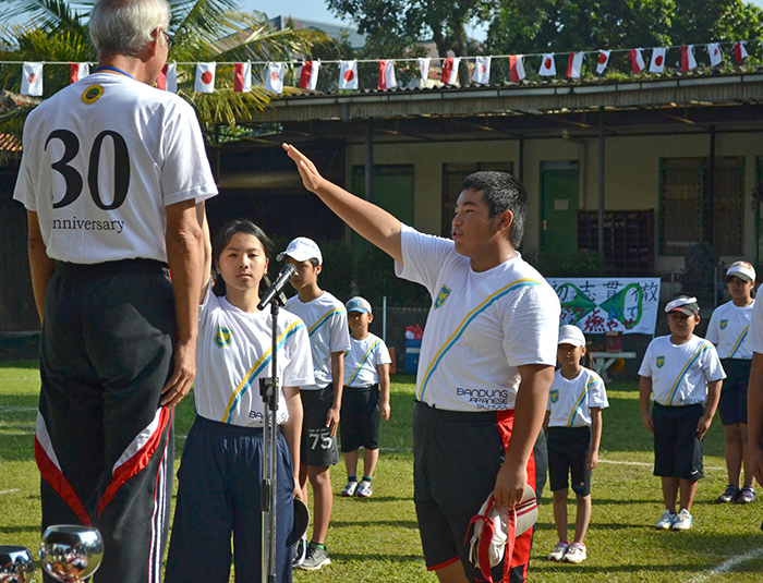 絆の強さみせた運動会　ＢＪＳ　開校３０周年記念し盛大に