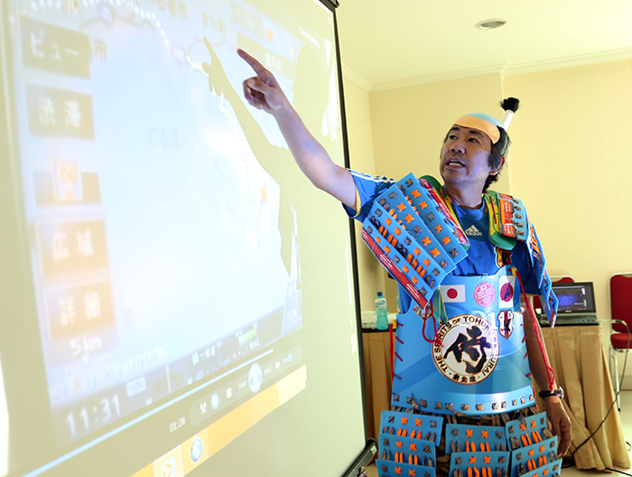 「東北に代わって感謝を」　語り部の角田さん、被災地報告