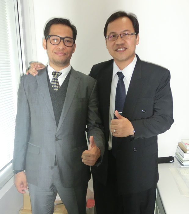 通信技術やサービス学ぶ　ＪＲ東日本で研修２カ月　国鉄のアグスさんとエコさん