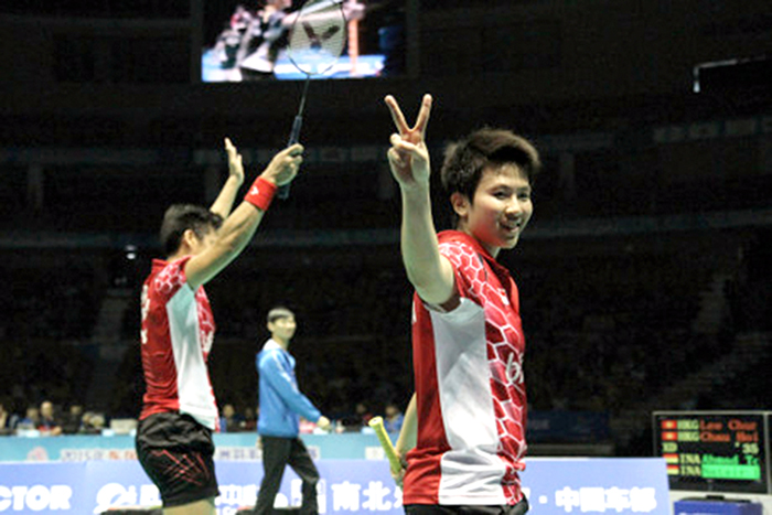 混合ダブルスでイ優勝　バドミントンアジア選手権　香港ペア下す