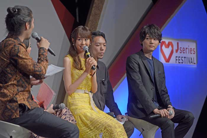 日本ドラマの魅力を紹介　桐谷さん、古川さんがトークショー　Ｊシリーズ・フェス　　イで初開催