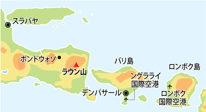 バリなど５空港閉鎖　ラウン山火山灰　４万人足止め