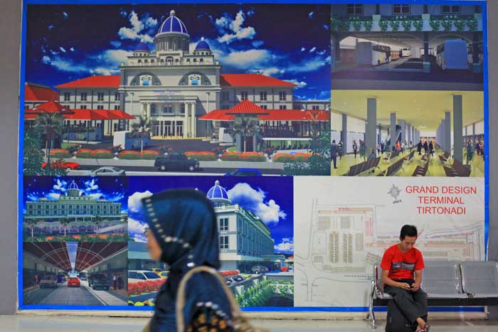 未来のバスターミナル