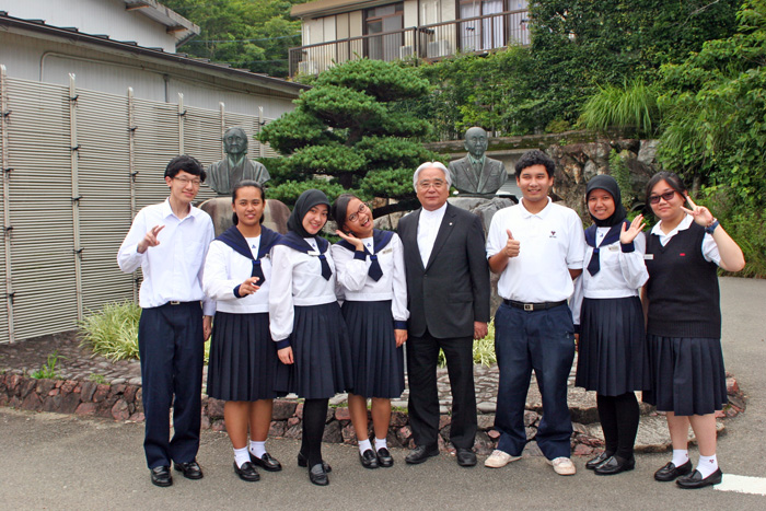 明徳義塾にイ留学生１１１人　和太鼓から視察相次ぎ