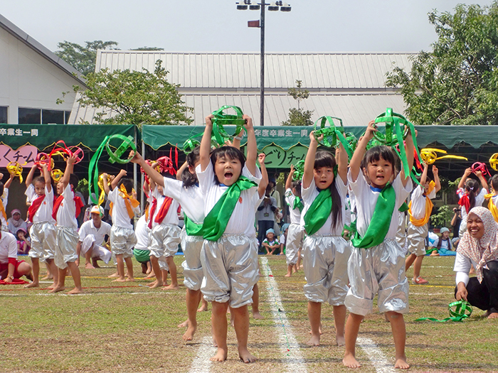 ヒーローは私たち　ＪＪＳ幼稚部運動会