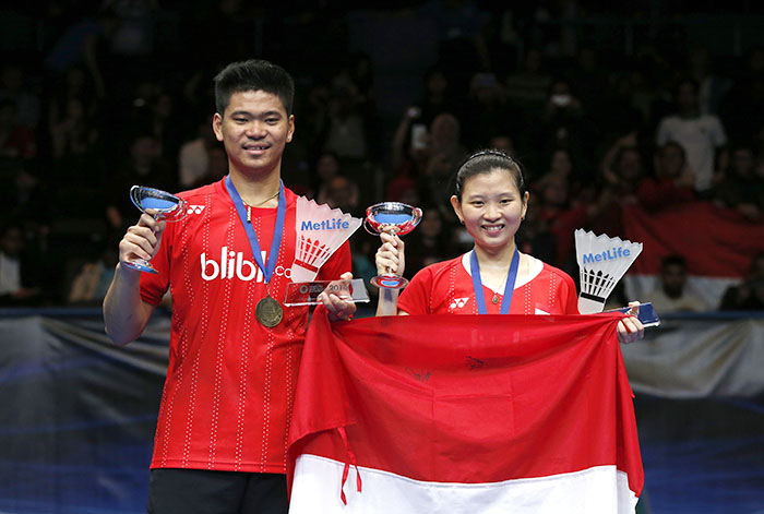 イ男女ペアが優勝　バド全英混合ダブルス