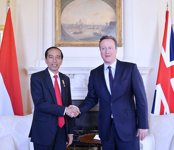 キャメロン英首相と会談　大統領　航空・教育・海洋分野で協力