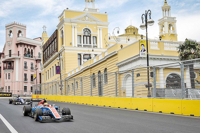 Ｆ１リオ、１８位で完走　初開催のバクーで