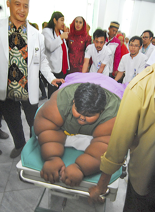 192キロの男児が入院　本格検査、バンドンで
