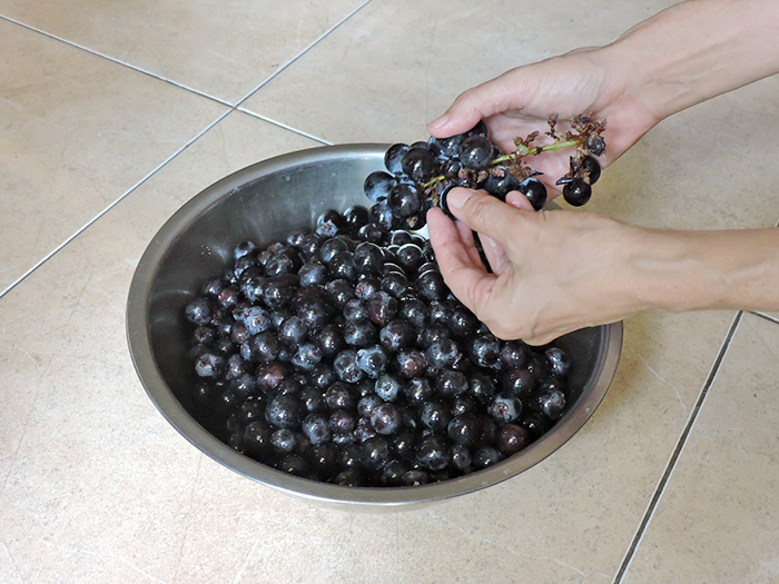 【スナンスナン】できた！　手作りワイン　濁っていても濃厚な味と香り