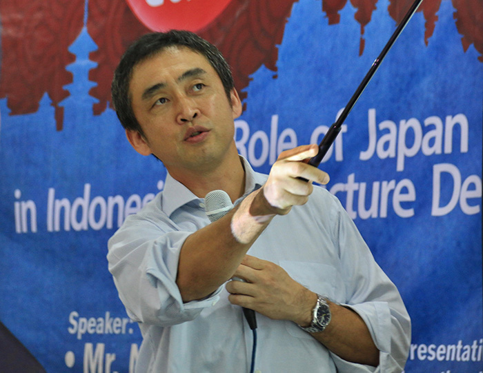 技術、知識の共有を　安藤ＪＩＣＡ所長が講演