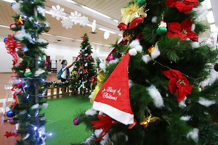 ☆空港もクリスマス仕様