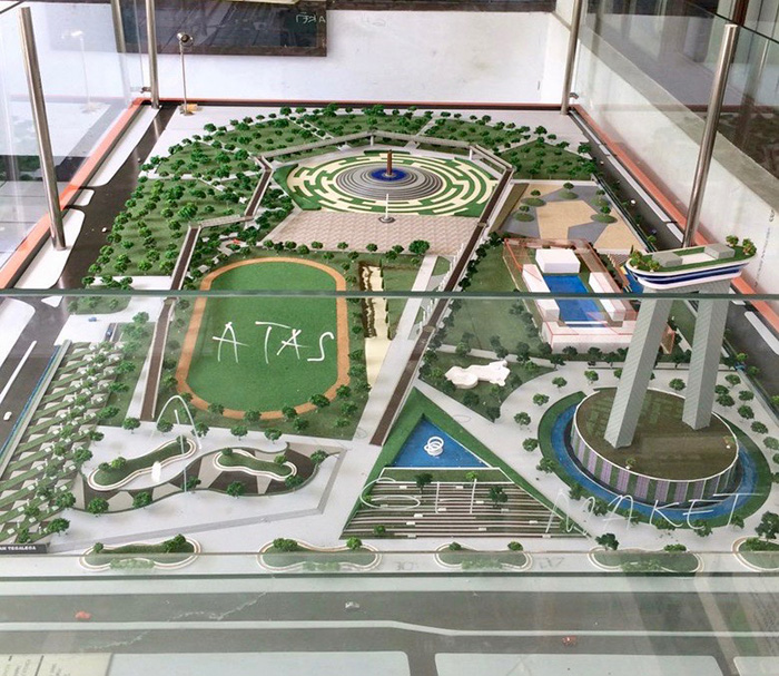 暗いイメージ一掃へ　トゥガルガ公園を大改修　１９年までに完成の見通し　西ジャワ州バンドン市