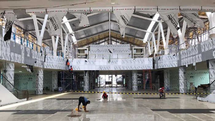 空港鉄道駅　来月末に完成　スカルノハッタ空港