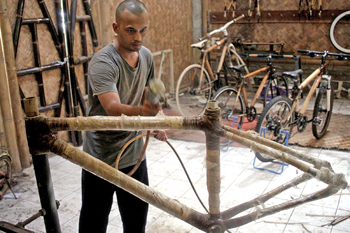 ☆竹製の自転車を世界へ