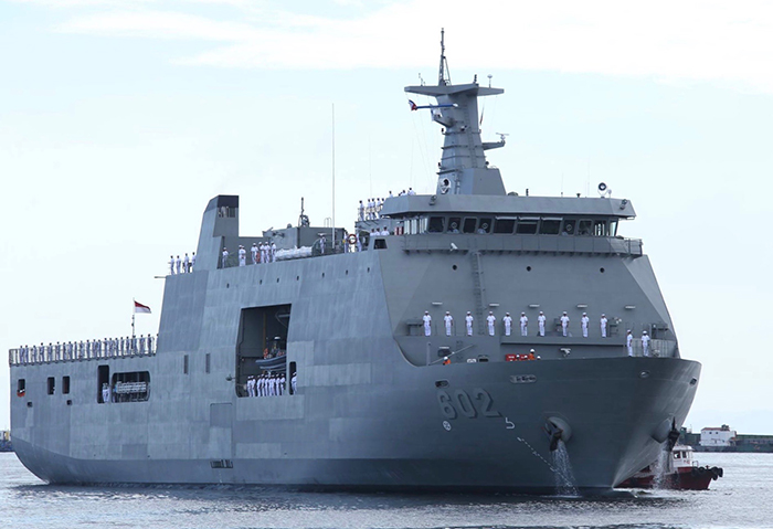 イ国営造船受注のＳＳＶ　比海軍に２番艦引き渡し