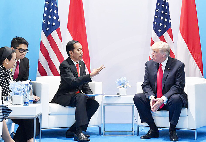 トランプ氏と初会談　Ｇ２０で大統領　経済協力とテロ対策