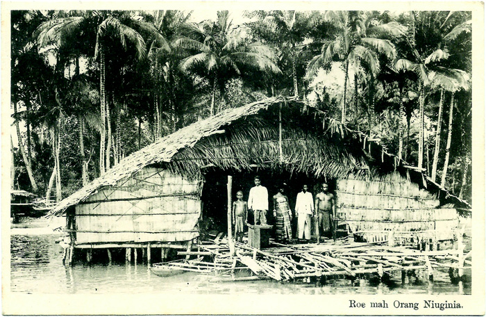 【絵はがきで見る１００年前のインドネシア】インドネシア東部　「無事でよかった」