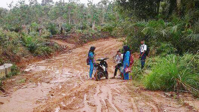 ☆泥道登校の遅刻常習犯