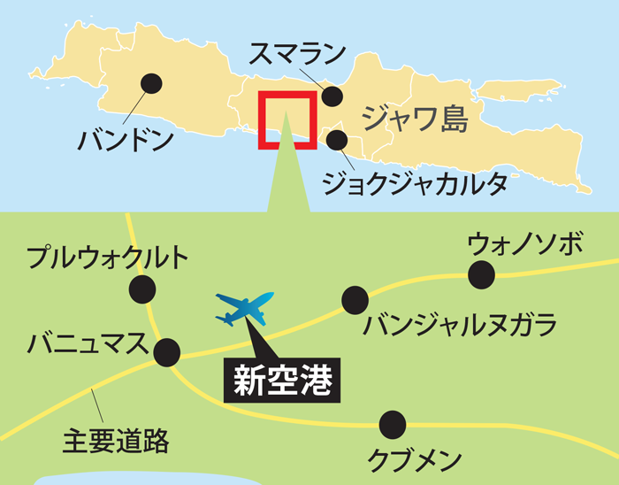 プルバリンガに　民間空港建設へ　中部ジャワ州