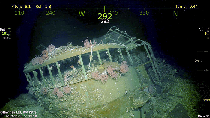 【近くの国から】旧日本海軍の艦船か　比南部の海峡で発見