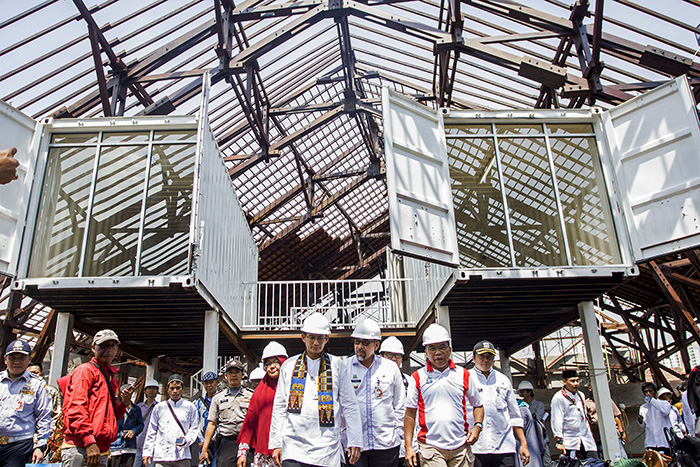 パサールイカン地区で　魚市場博物館を建設中　観光促進と雇用創出図る