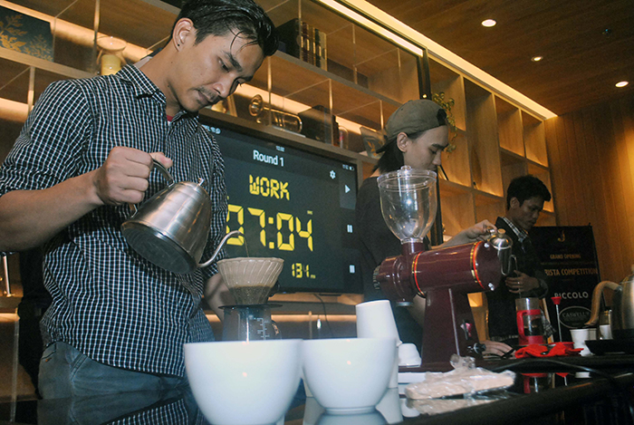 ☆地元のコーヒー入れて