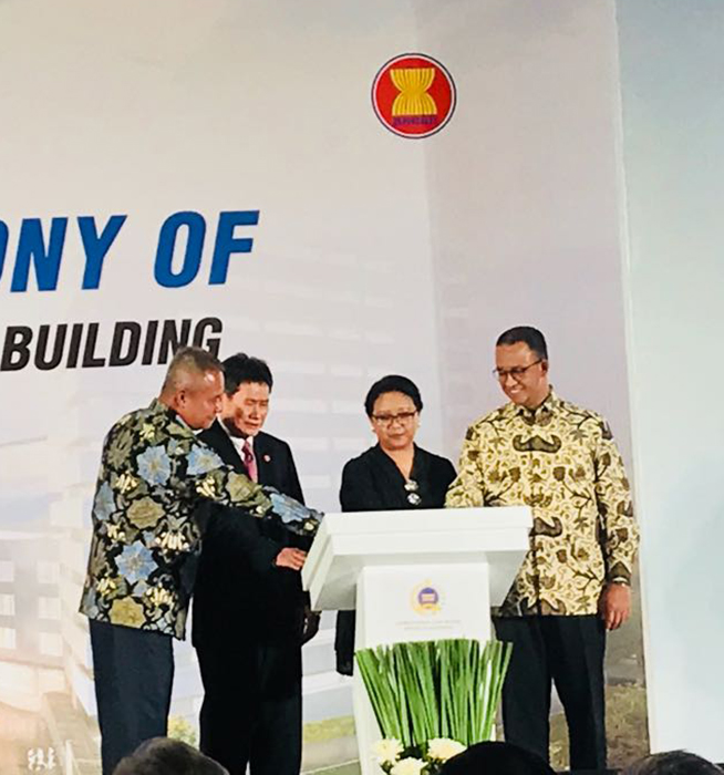 新ＡＳＥＡＮ事務局ビル着工　南ジャカルタにツインタワー