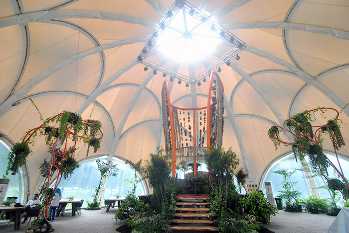 ☆植物園にエコドームが