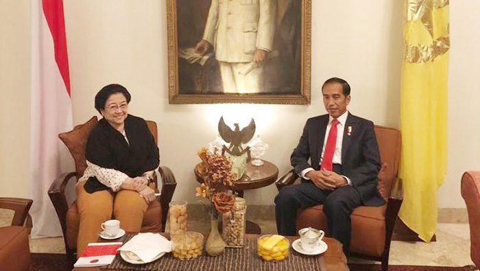 大統領選へ協議　ジョコウィ、メガ両氏