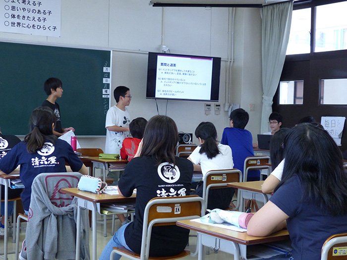 驚きや学びを報告　職場体験の中学２年生７４人　ＪＪＳ