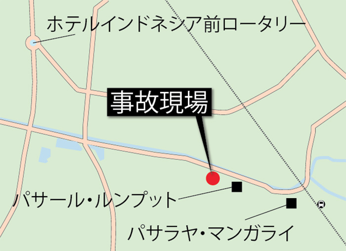 鉄骨が落下　歩行者死亡