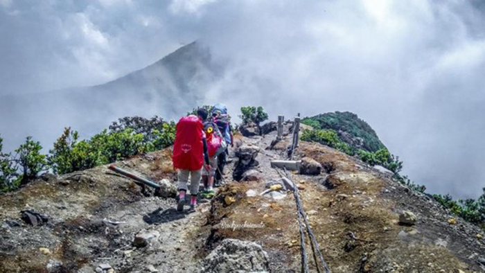 登山道が再開　グデ・パンランゴ　許可はネットで