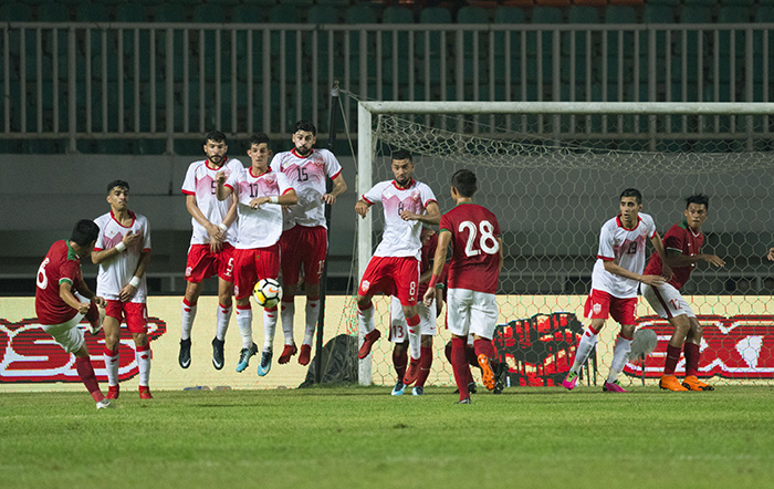 テストイベント開幕　アジア大会サッカー　ボゴール