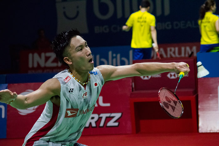 桃田、前回王者を撃破　インドネシア・オープン