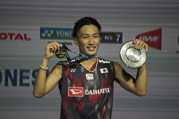 日本勢が２冠　桃田２回目、フクヒロ組は初　インドネシアＯＰ